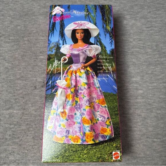 Vintage 1995 Mattel Sweet Magnolia Barbie Doll Walmart Special Edition Brunette - Picture 5 of 8